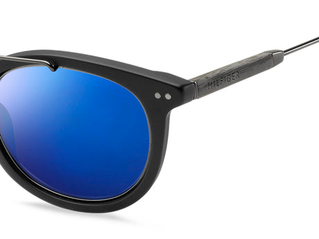 Tommy Hilfiger TH 1348/S Matt Black Matt Dark Ruthenium Blac/ Blu Sky Mirror