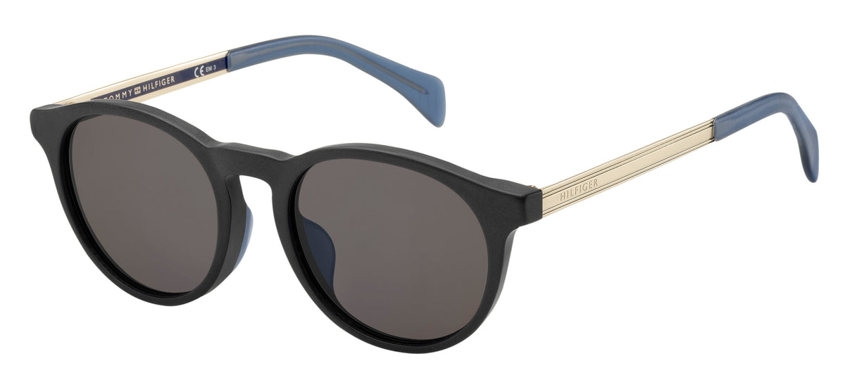 Tommy Hilfiger TH 1456/F/S Grey Havana Ruthenium/ Blue