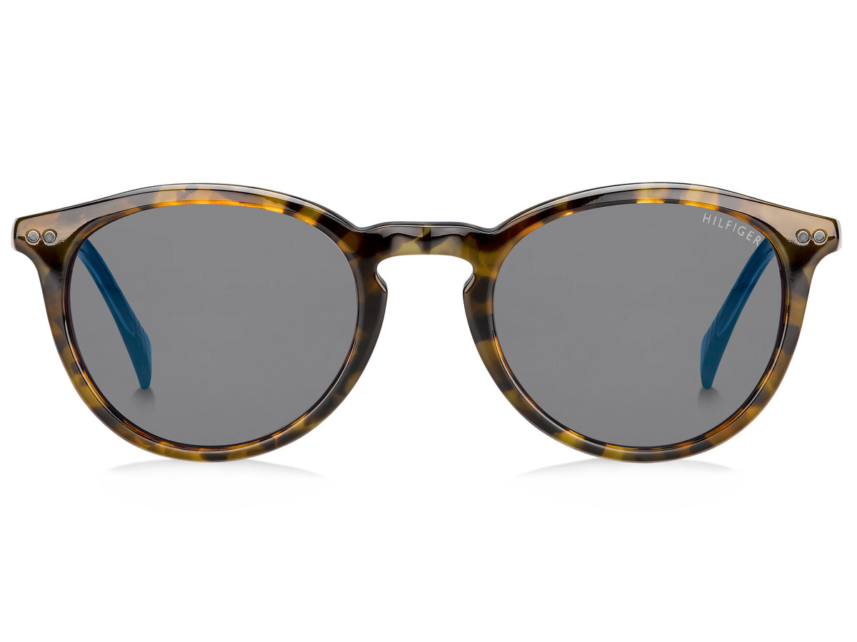 Tommy Hilfiger TH 1456/F/S Grey Havana Ruthenium/ Blue