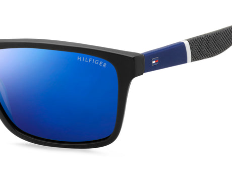 Tommy Hilfiger TH 1405/S Black Bluette Matt White Dark Grey/ Blu Sky Mirror