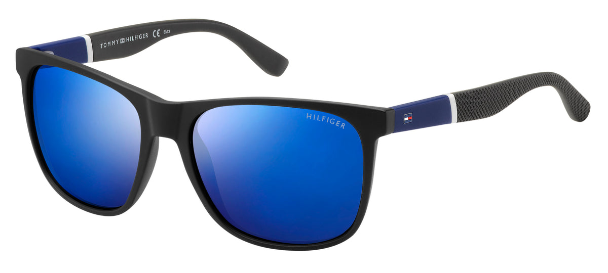 Tommy Hilfiger TH 1281/S Matt Black Blue Matt White Dark Gre/ Blu Sky Mirror