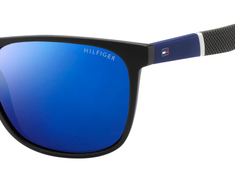 Tommy Hilfiger TH 1281/S Matt Black Blue Matt White Dark Gre/ Blu Sky Mirror
