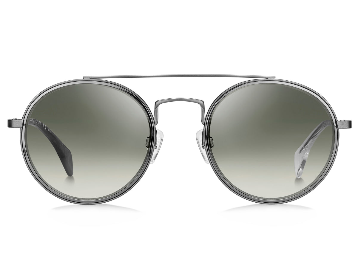 Tommy Hilfiger TH 1455/S Matte Dark Ruthenium/ Grey Mirrorshade Silver