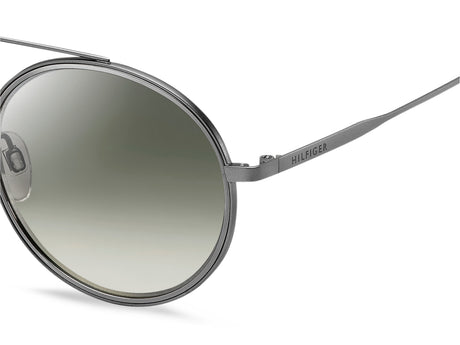 Tommy Hilfiger TH 1455/S Matte Dark Ruthenium/ Grey Mirrorshade Silver