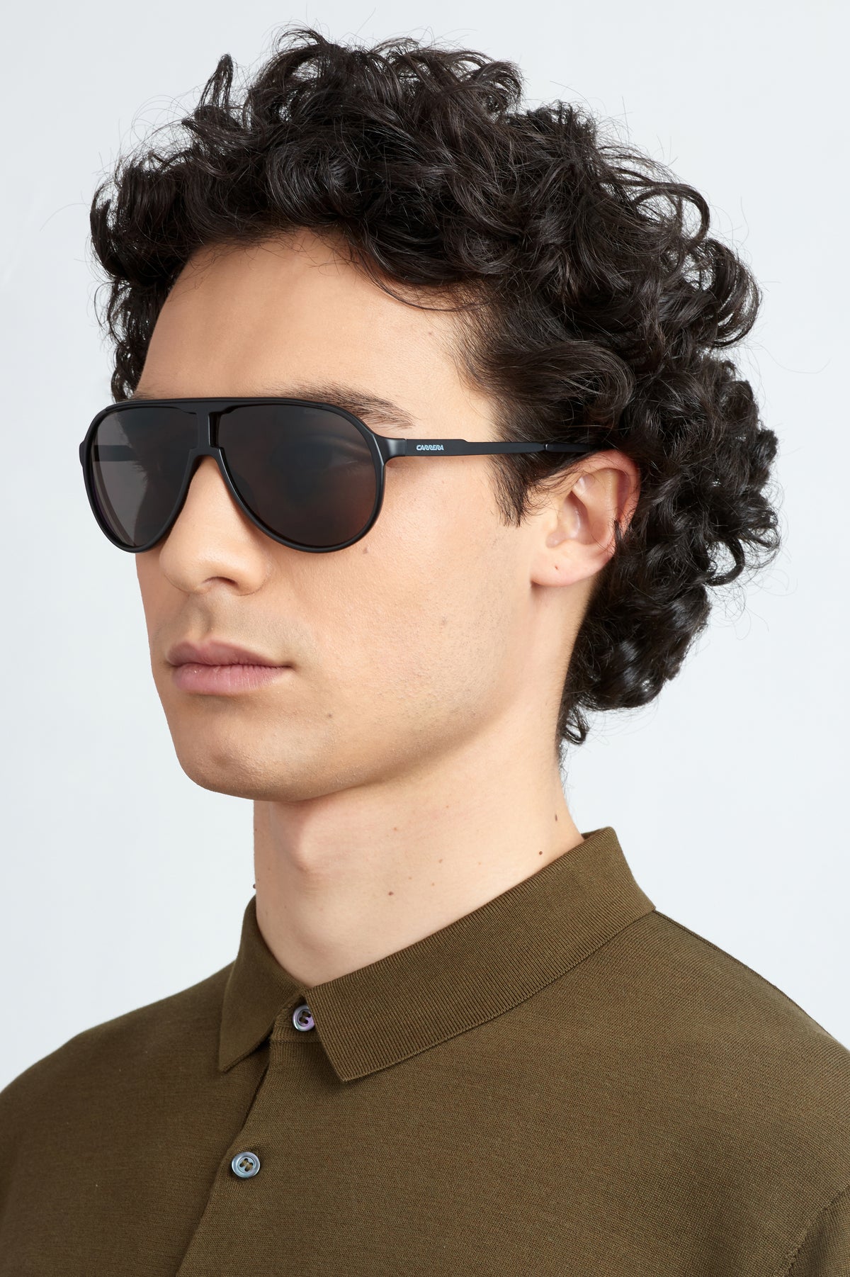 NEW CHAMPION-62-GUY BLACK SHMT NR BROWN GREY