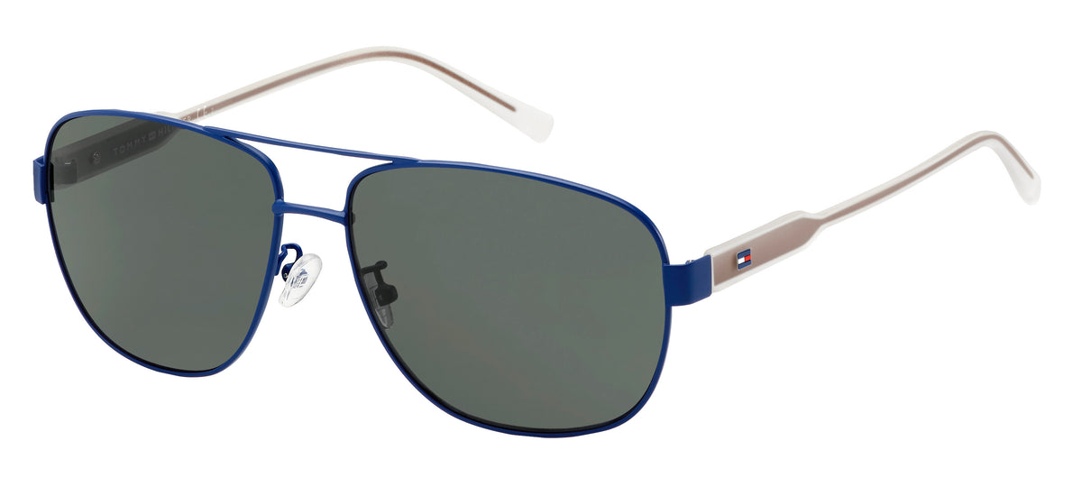 Tommy Hilfiger TH 1459/F/S Matt Blue Crystal Burgundy/ Grey