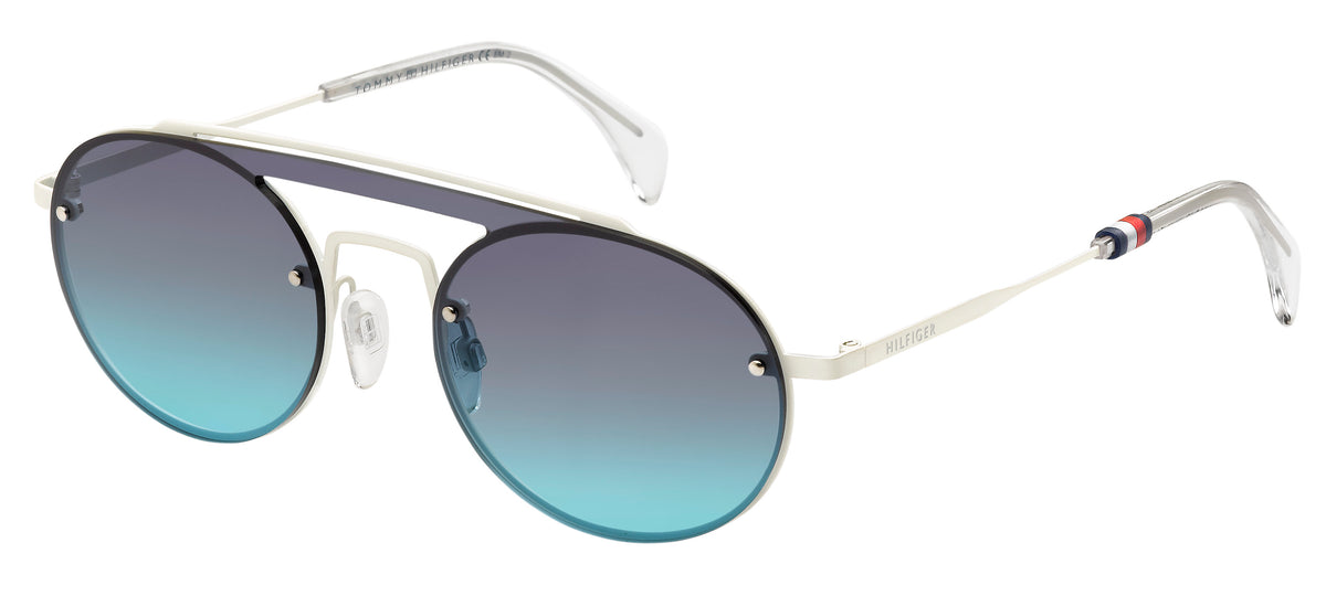 Tommy Hilfiger TH 1513/S Beige White/ Blue Aqua
