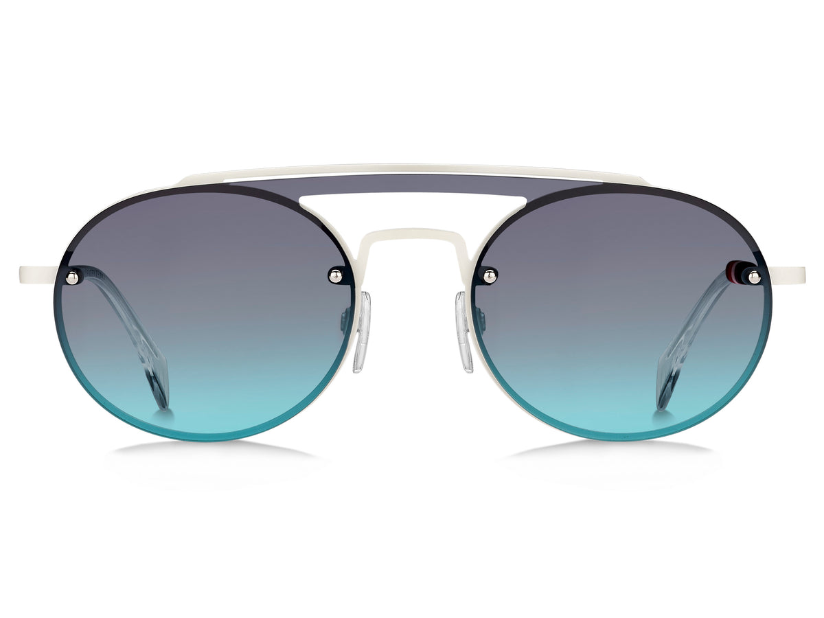Tommy Hilfiger TH 1513/S Beige White/ Blue Aqua