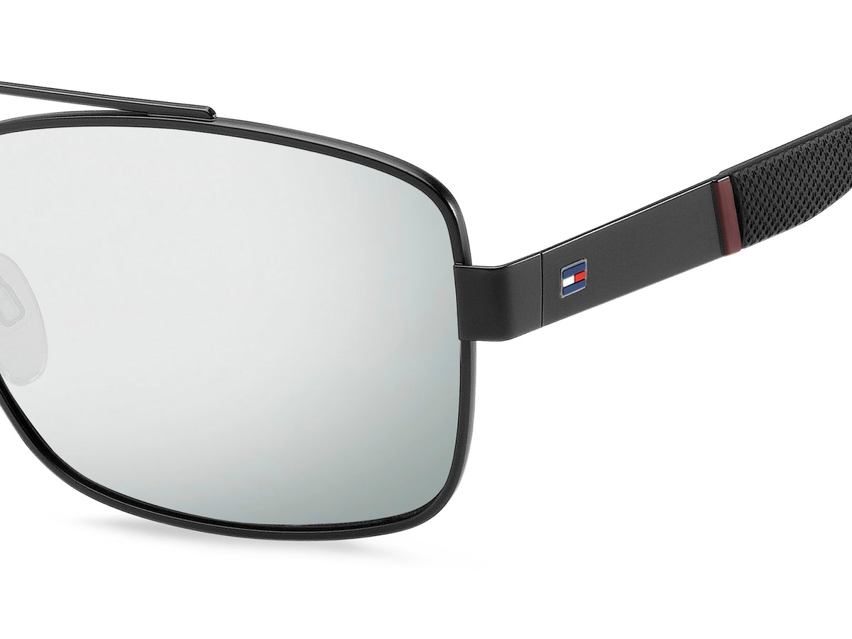 Tommy Hilfiger TH 1521/S Black Silver/ Silver Mirror