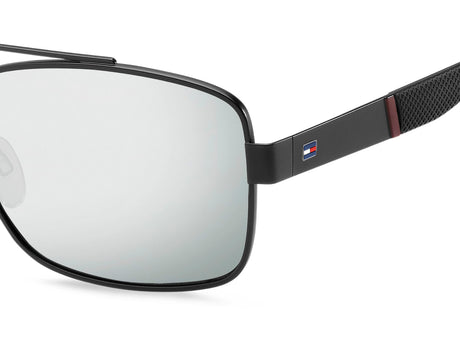 Tommy Hilfiger TH 1521/S Black Silver/ Silver Mirror