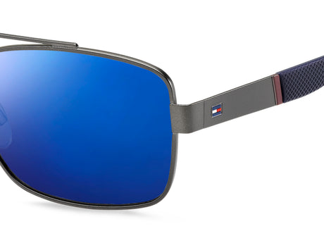 Tommy Hilfiger TH 1521/S Matte Dark Ruthenium/ Blu Sky Mirror