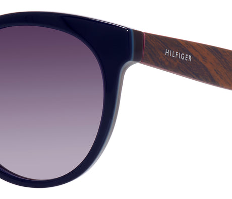 Tommy Hilfiger TH 1242/S Blue Havana Wood/ Grey Shaded