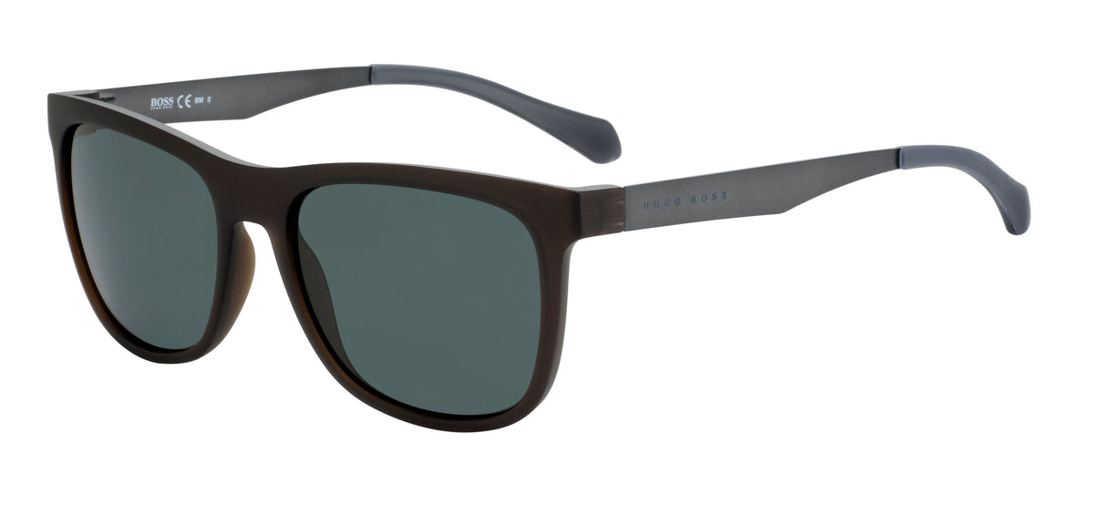 BOSS 0868/S Matt Black Dark Ruthenium        >/ Brown Grey