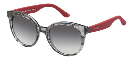 Tommy Hilfiger TH 1242/S Pattern Grey Red/ Grey Shaded