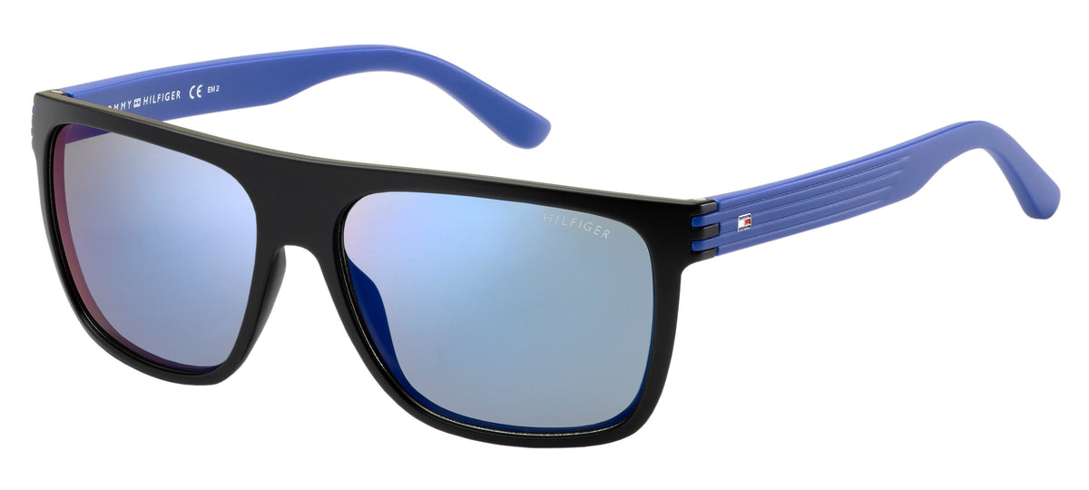 Tommy Hilfiger TH 1277/S Matt Black Blue/ Blue Mirror