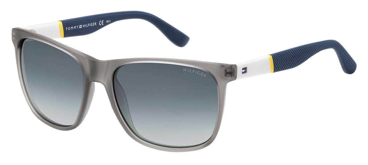 Tommy Hilfiger TH 1281/S Light Grey Matt White Yellow Blue/ Grey Shaded
