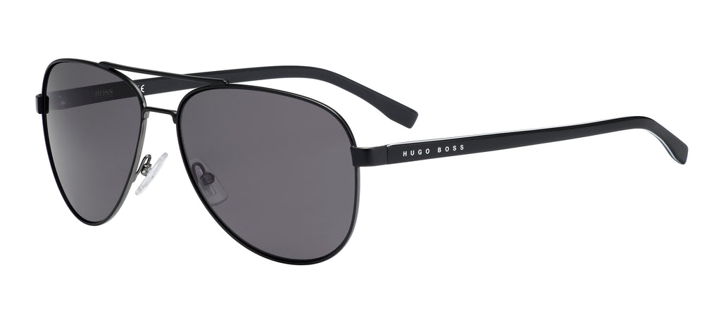 BOSS 0761/S QIL 60 3H Matte Black 
Grey Polarised Lenses