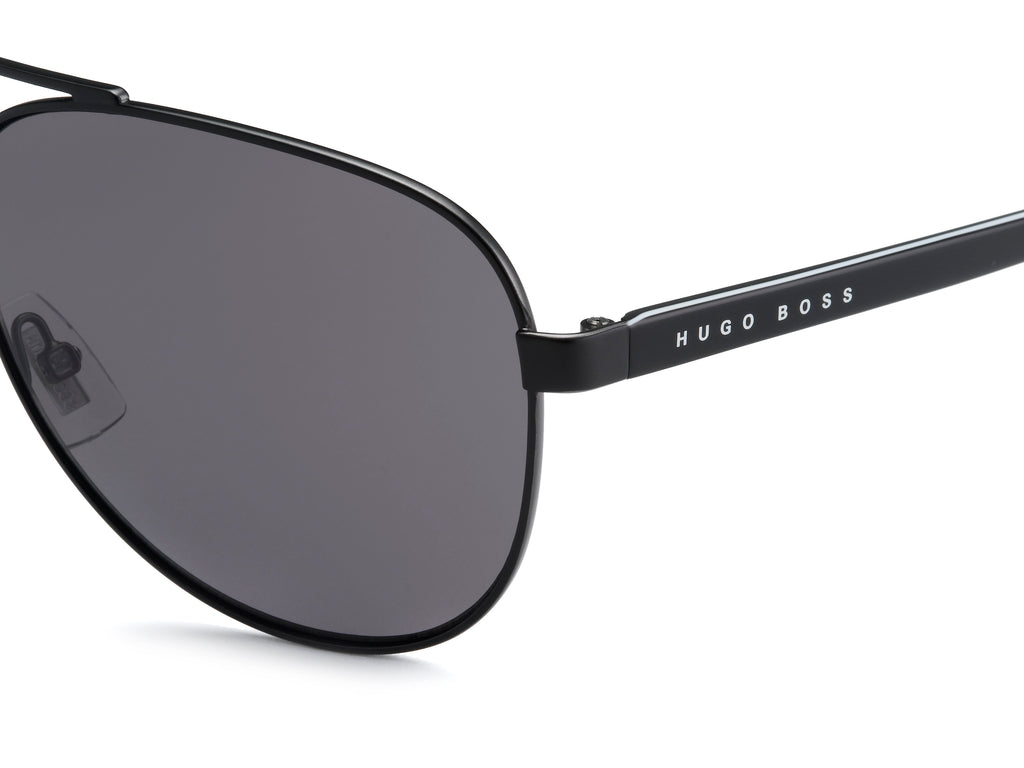 BOSS 0761/S QIL 60 3H Matte Black 
Grey Polarised Lenses