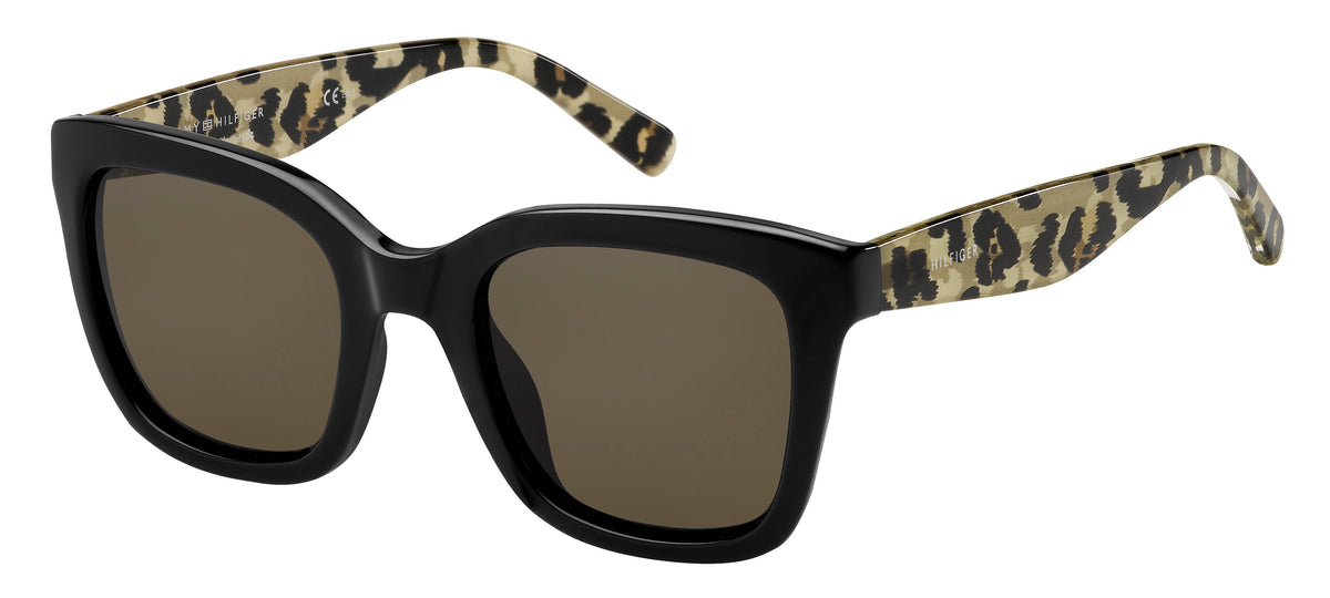 Tommy Hilfiger TH 1512/S Black Animalier/ Brown