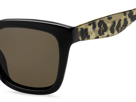 Tommy Hilfiger TH 1512/S Black Animalier/ Brown