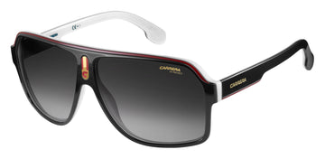 CARRERA 1001/S 80S 62 9O BLCK WHITE 62 / Plastic / Polyamide