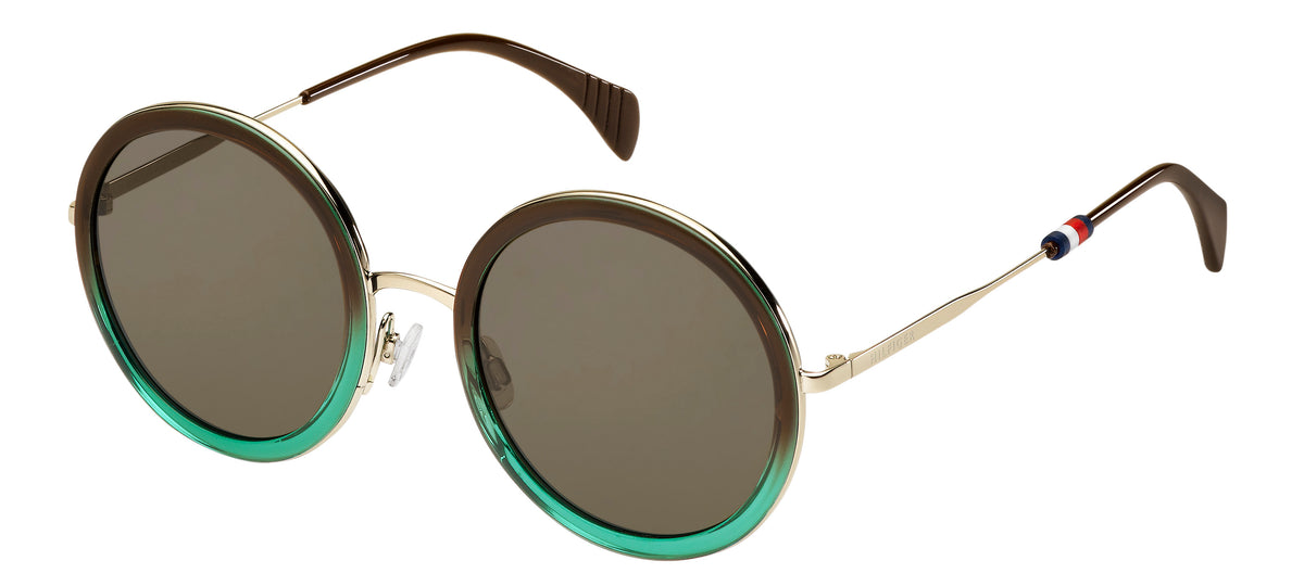 Tommy Hilfiger TH 1474/S Brown Shaded Green/ Brown
