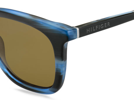 Tommy Hilfiger TH 1383/S Blue Horn Ruthenium/ Brown