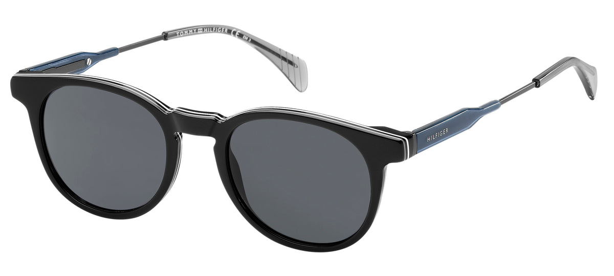 Tommy Hilfiger TH 1350/S Black Blue/ Grey