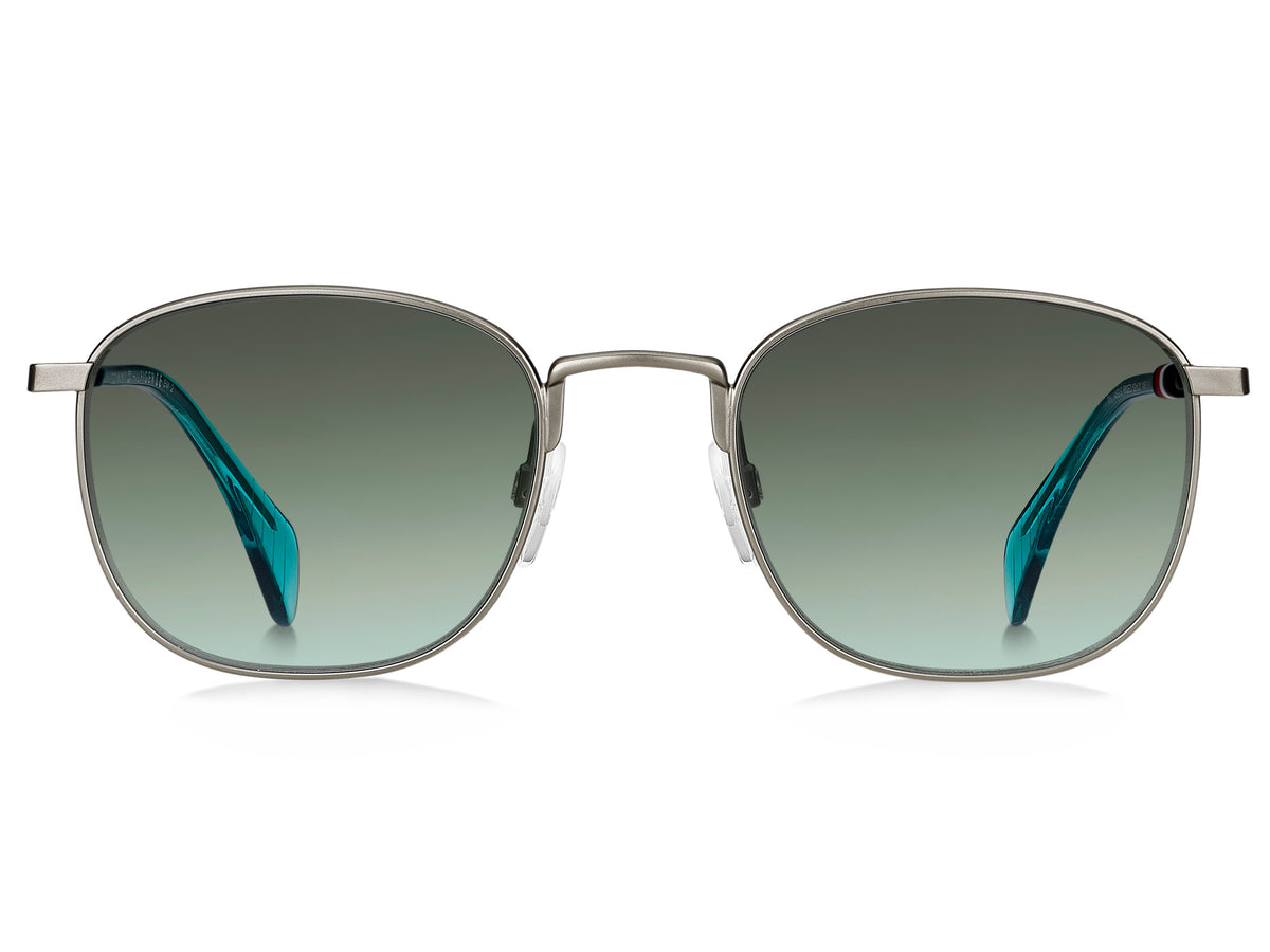 Tommy Hilfiger TH 1469/S Matte Dark Ruthenium/ Green Aqua