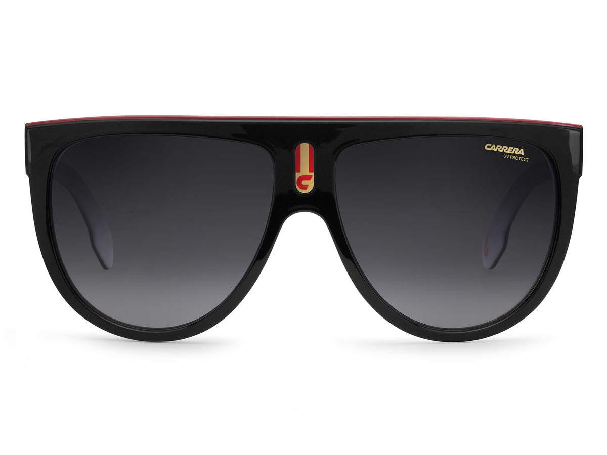 Carrera FLAGTOP-60-80S BLCK WHTE 9O DARK GREY SF