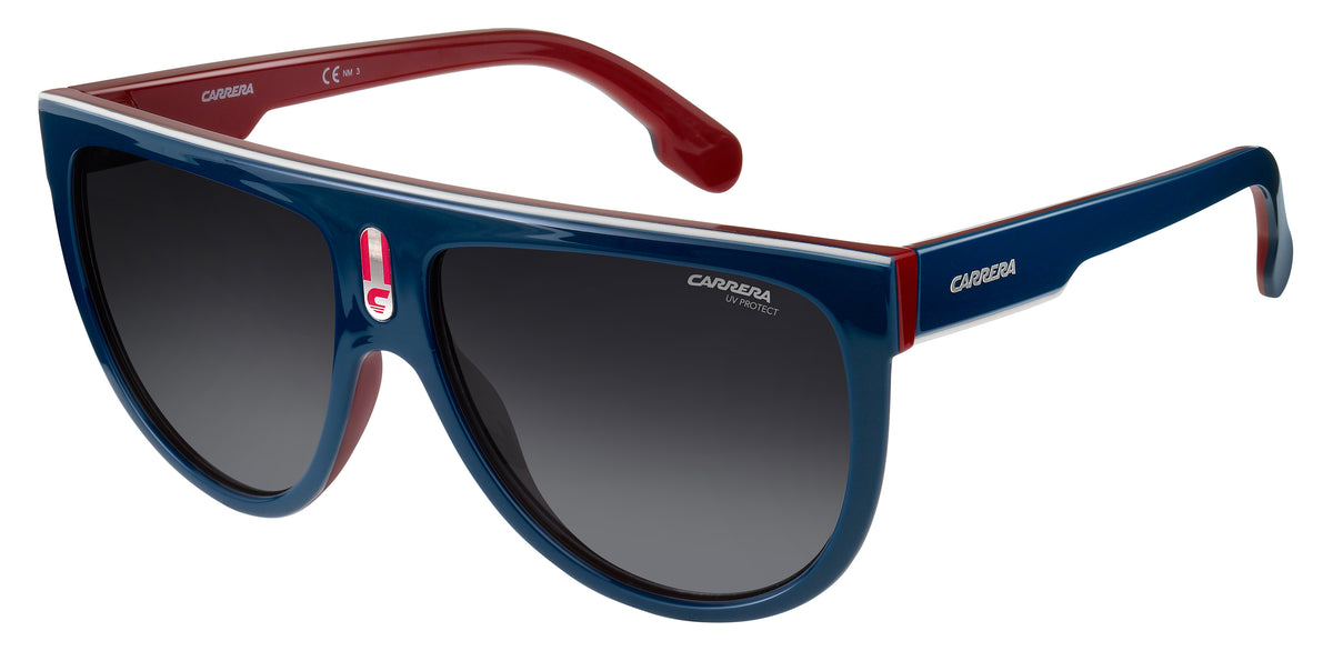 Carrera FLAGTOP-60-8RU BL REDWHT 9O DARK GREY SF