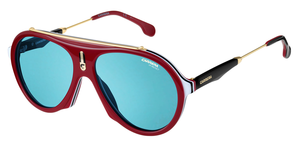 Carrera FLAG-57-6K3 BURG GOLD KU BLUE AVIO