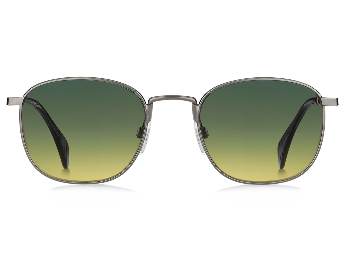 Tommy Hilfiger TH 1469/S Matte Dark Ruthenium/ Green Yellow