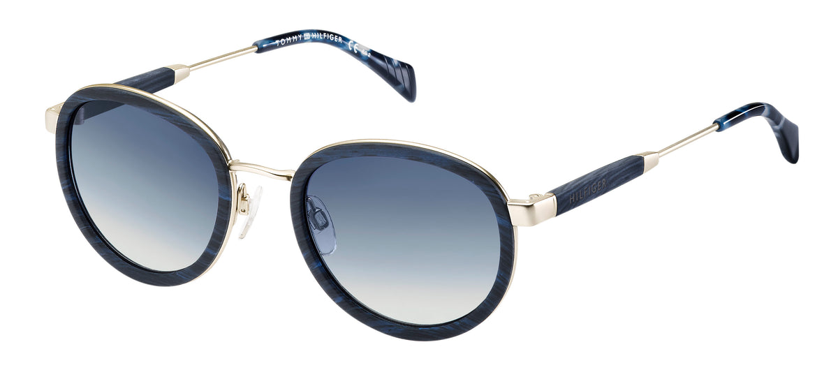 Tommy Hilfiger TH 1307/S Wood Blue Gold/ Blue Shaded