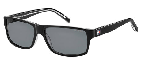 Tommy Hilfiger TH 1042/N/S Black Crystal/ Grey Polarized