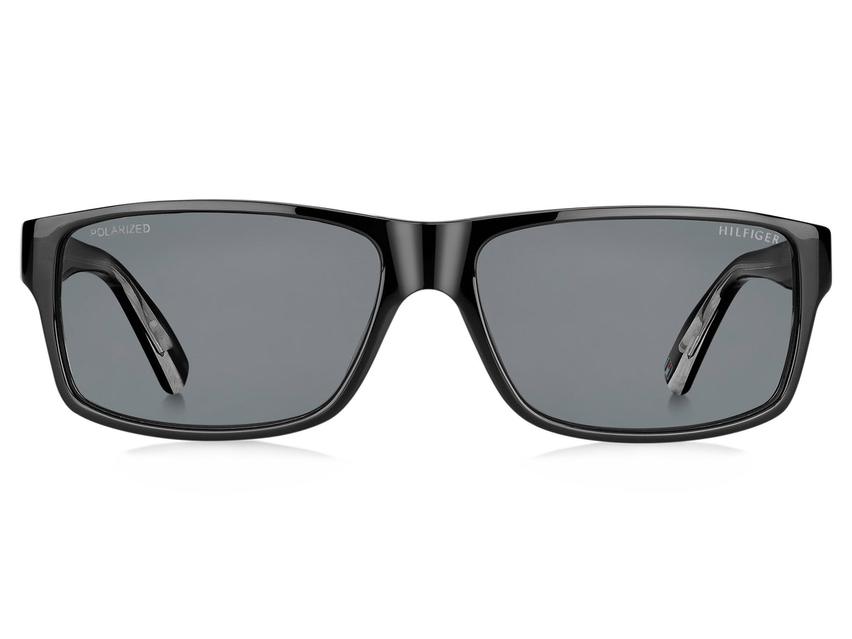 Tommy Hilfiger TH 1042/N/S Black Crystal/ Grey Polarized