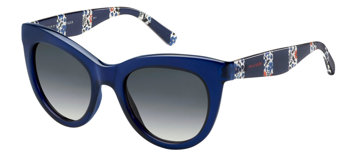 Tommy Hilfiger TH 1480/O/S Blue/ Dark Grey Shaded
