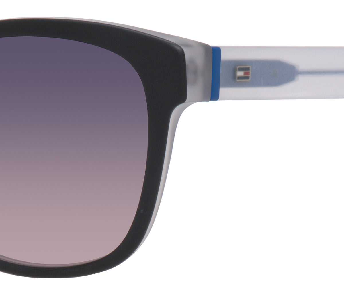 Tommy Hilfiger TH 1363/S Black Crystal Bluette/ Plum Shaded
