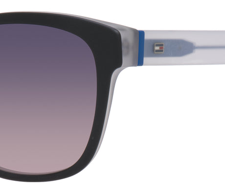 Tommy Hilfiger TH 1363/S Black Crystal Bluette/ Plum Shaded