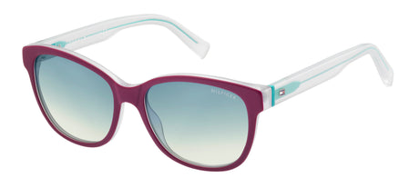 Tommy Hilfiger TH 1363/S Light Purple Crystal Turquoise/ Azure Blue Shaded Flash