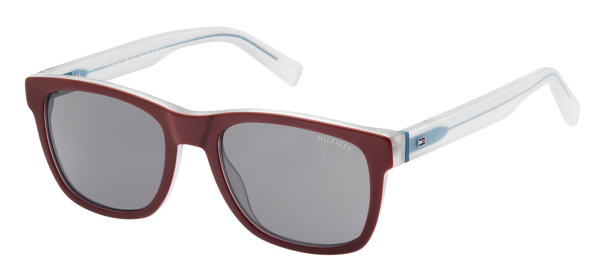 Tommy Hilfiger TH 1360/S Burgundy Crystal Teal/ Grey - Blue Star Eyewear