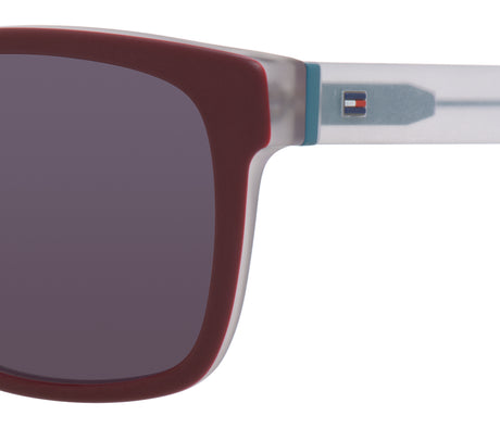 Tommy Hilfiger TH 1360/S Burgundy Crystal Teal/ Grey