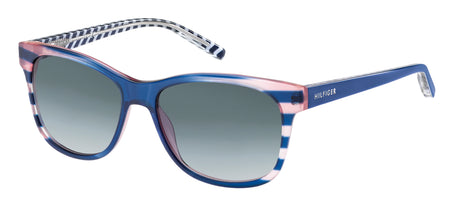 Tommy Hilfiger TH 1985 Blue Pink White Striped/ Grey Shaded