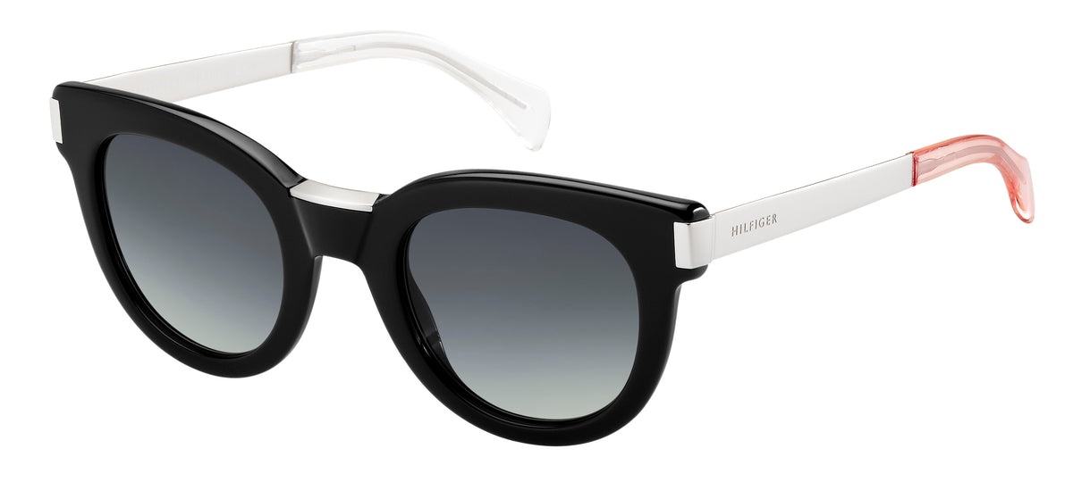 Tommy Hilfiger TH 1379/S Black Matte Palladium/ Grey Shaded