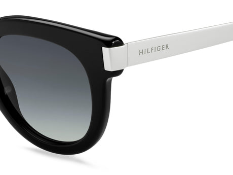 Tommy Hilfiger TH 1379/S Black Matte Palladium/ Grey Shaded