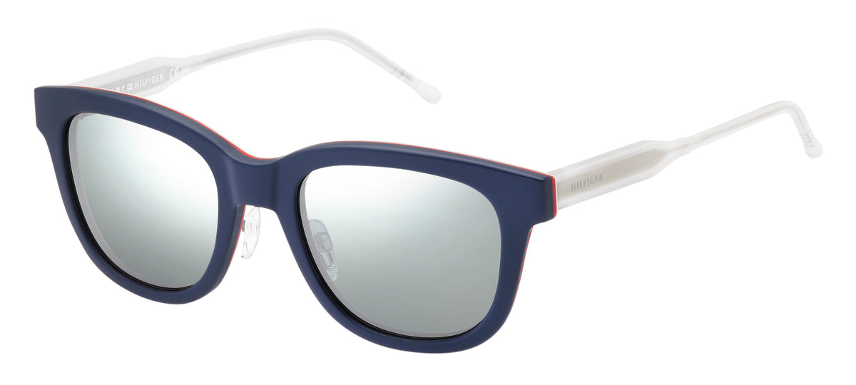 Tommy Hilfiger TH 1352/S Blue Red White Matt Palladium Matt/ Silver Mirror