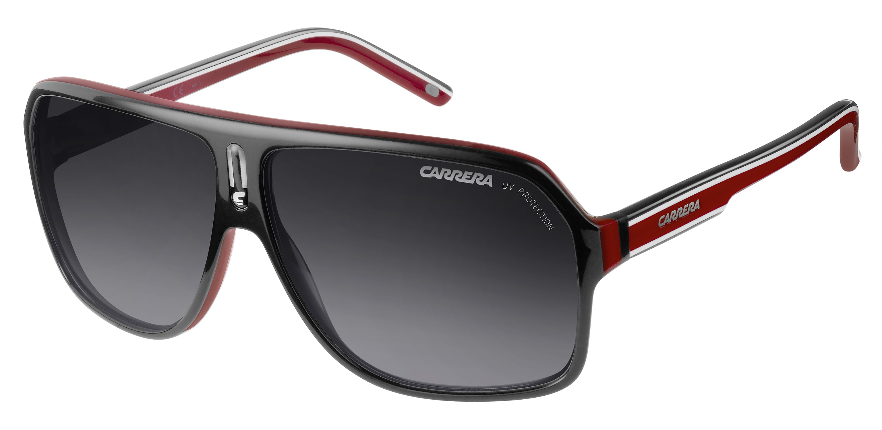 
                          Carrera 27 XAV 629O BLKREDCRYWHT 62 / Plastic / Acetate
                        