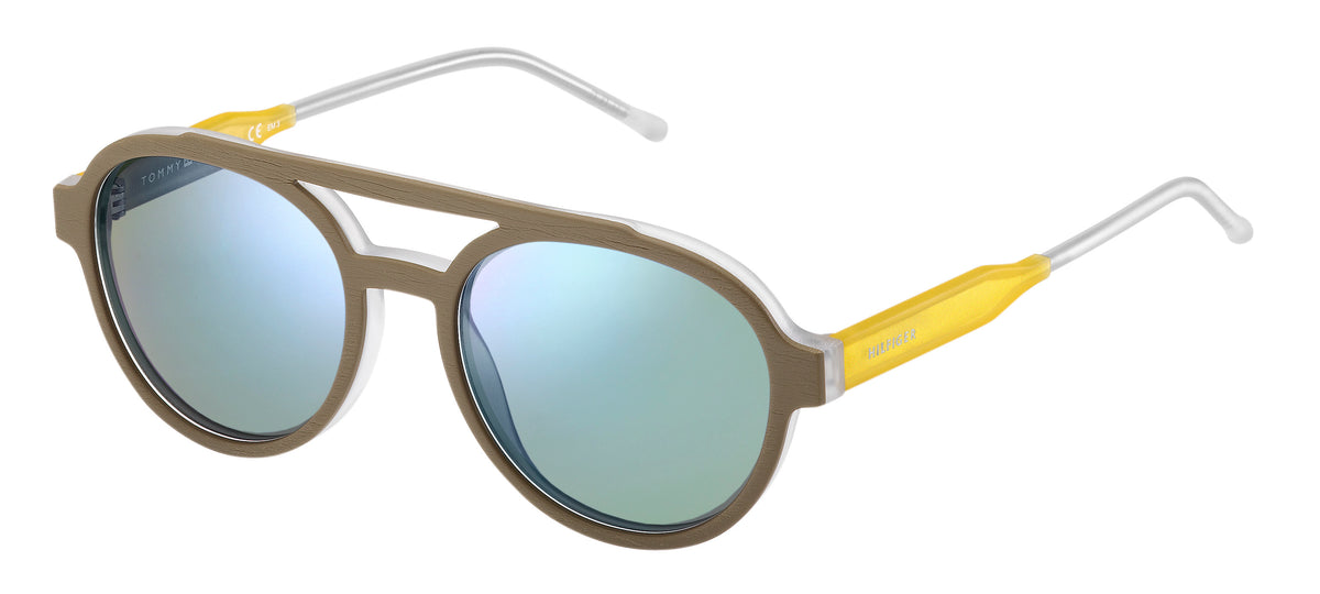 Tommy Hilfiger TH 1391/S Grey Yellow/ Blue Mirror