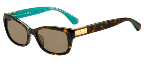Kate Spade Marilee/P/S 200115 Havana Turquoise/ Bronze Polarized