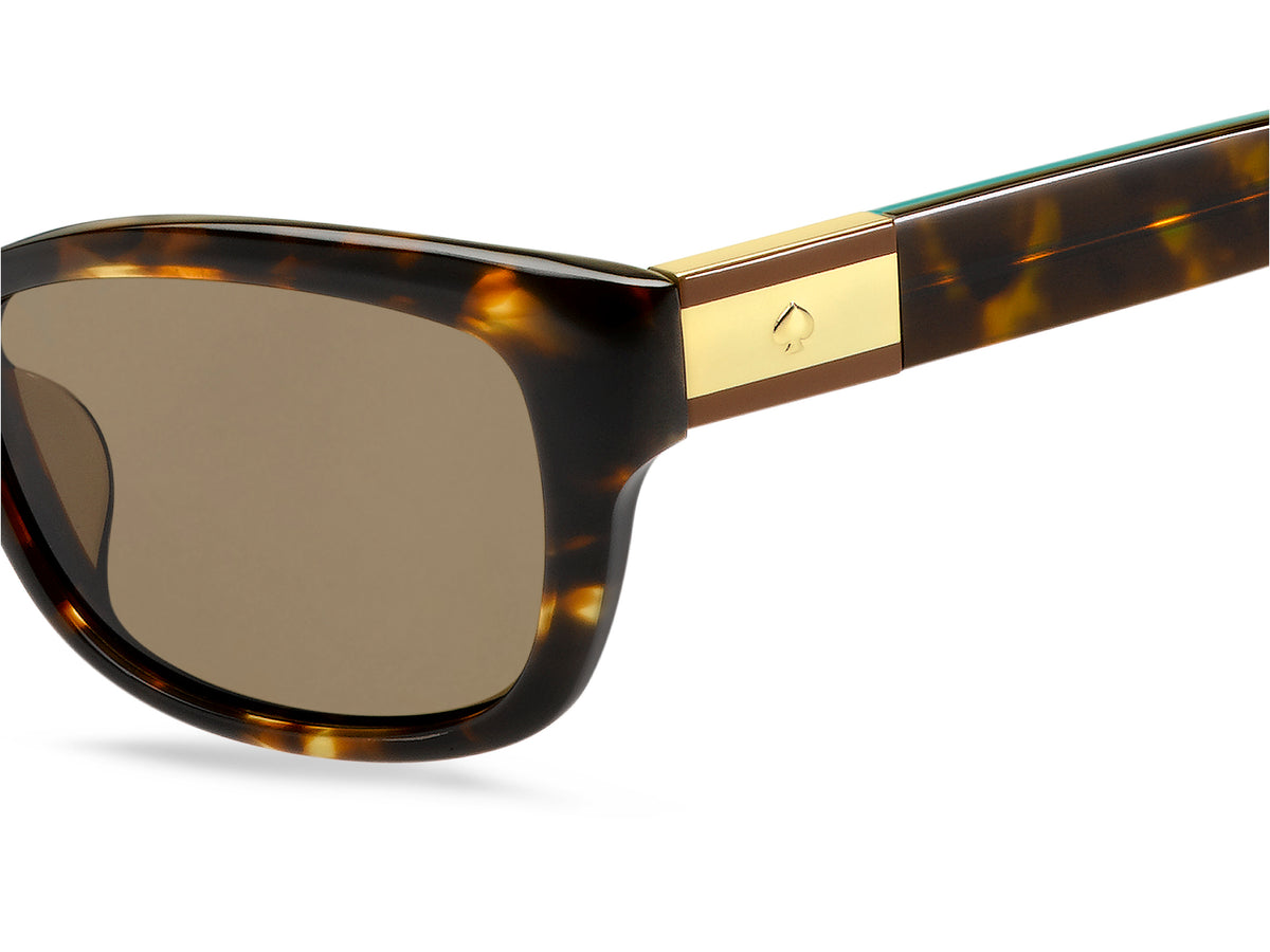 Kate Spade Marilee/P/S 200115 Havana Turquoise/ Bronze Polarized